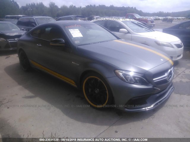 WDDWJ8HBXHF443041 - 2017 MERCEDES-BENZ C 63 AMG-S GRAY photo 1