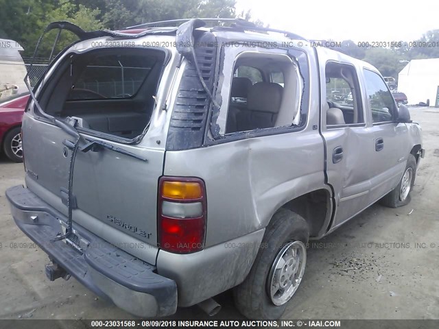 1GNEK13T4YJ193908 - 2000 CHEVROLET TAHOE K1500 BEIGE photo 6