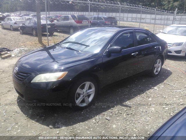 4T1BE46KX8U214794 - 2008 TOYOTA CAMRY CE/LE/XLE/SE BLACK photo 2