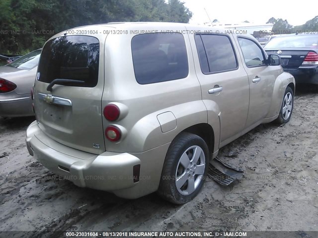 3GNDA13D76S624678 - 2006 CHEVROLET HHR LS TAN photo 4