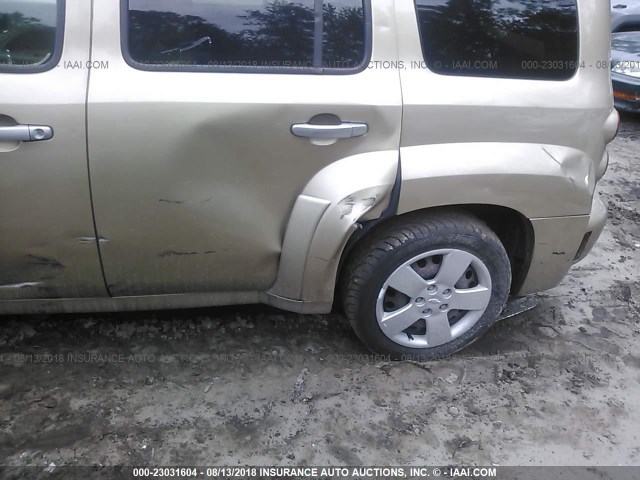 3GNDA13D76S624678 - 2006 CHEVROLET HHR LS TAN photo 6