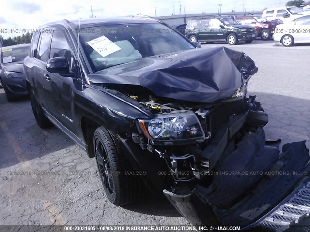 1C4NJCEA8ED752759 - 2014 JEEP COMPASS LATITUDE 黑色 照片 1