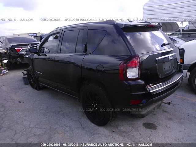 1C4NJCEA8ED752759 - 2014 JEEP COMPASS LATITUDE 黑色 照片 3