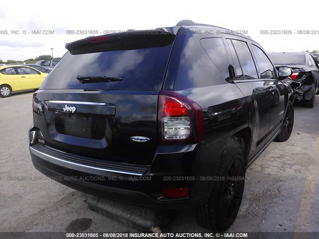 1C4NJCEA8ED752759 - 2014 JEEP COMPASS LATITUDE 黑色 照片 4