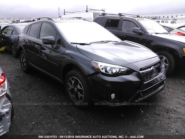 JF2GTABC5JH328666 - 2018 SUBARU CROSSTREK PREMIUM Մոխրագույն լուսանկար 1