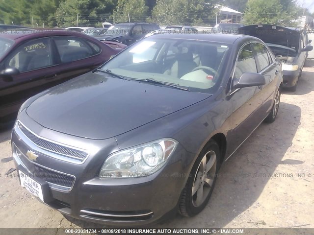 1G1ZC5E10BF258539 - 2011 CHEVROLET MALIBU 1LT 灰色 照片 2