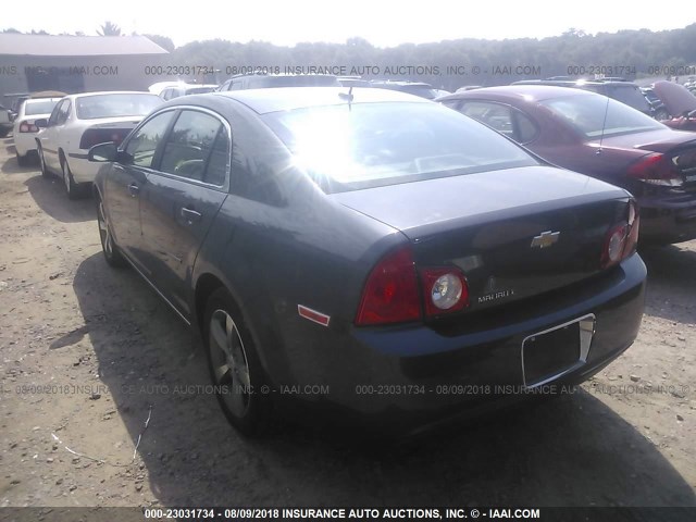1G1ZC5E10BF258539 - 2011 CHEVROLET MALIBU 1LT 灰色 照片 3