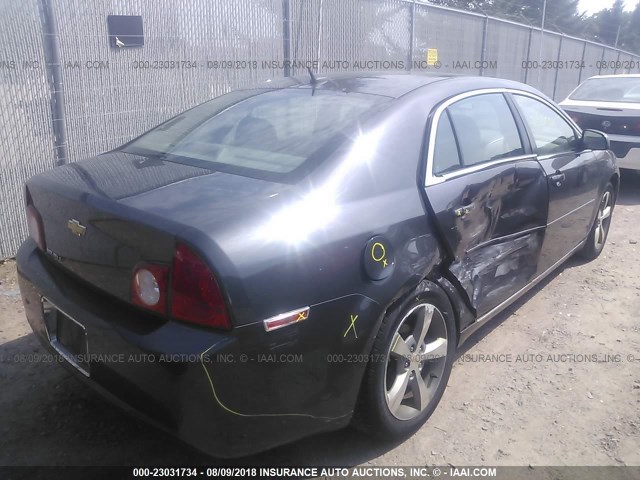 1G1ZC5E10BF258539 - 2011 CHEVROLET MALIBU 1LT 灰色 照片 4