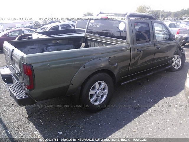 1N6MD29Y43C441706 - 2003 NISSAN FRONTIER CREW CAB SC GREEN photo 4