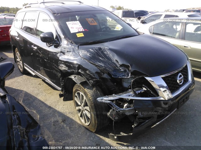 5N1AR2MN4FC646737 - 2015 NISSAN PATHFINDER S/SV/SL/PLATINUM BLACK photo 1