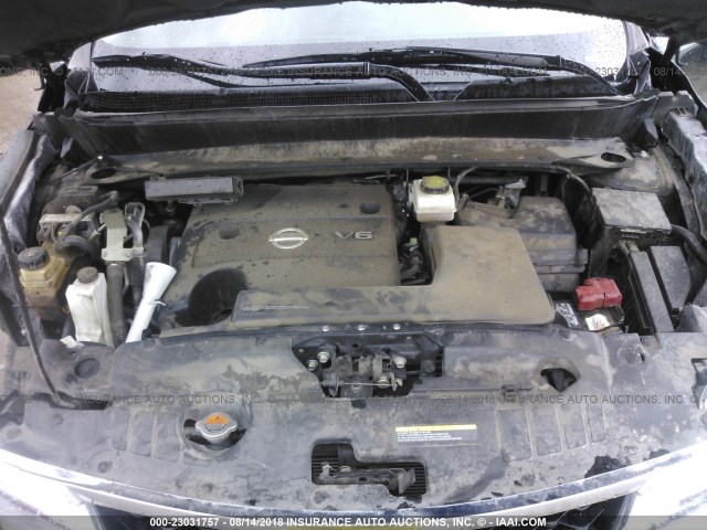 5N1AR2MN4FC646737 - 2015 NISSAN PATHFINDER S/SV/SL/PLATINUM BLACK photo 10