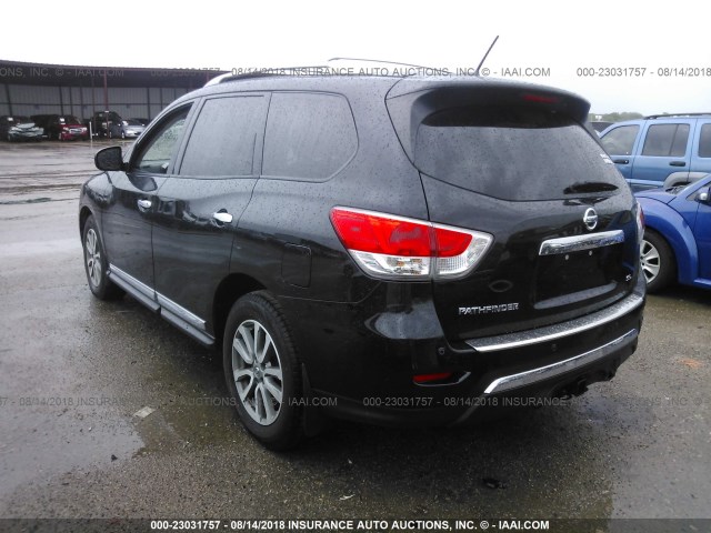 5N1AR2MN4FC646737 - 2015 NISSAN PATHFINDER S/SV/SL/PLATINUM BLACK photo 3