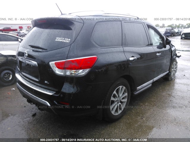 5N1AR2MN4FC646737 - 2015 NISSAN PATHFINDER S/SV/SL/PLATINUM BLACK photo 4