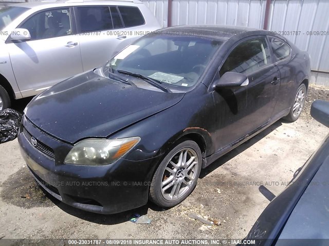 JTKDE167580233860 - 2008 TOYOTA SCION TC BLACK photo 2