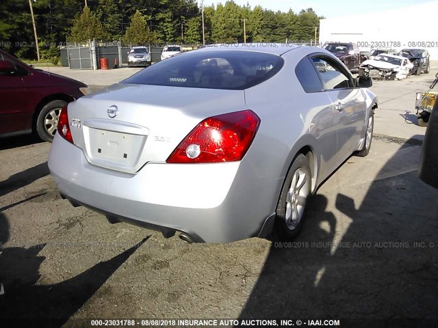 1N4AL24E18C282307 - 2008 NISSAN ALTIMA 2.5S SILVER photo 4