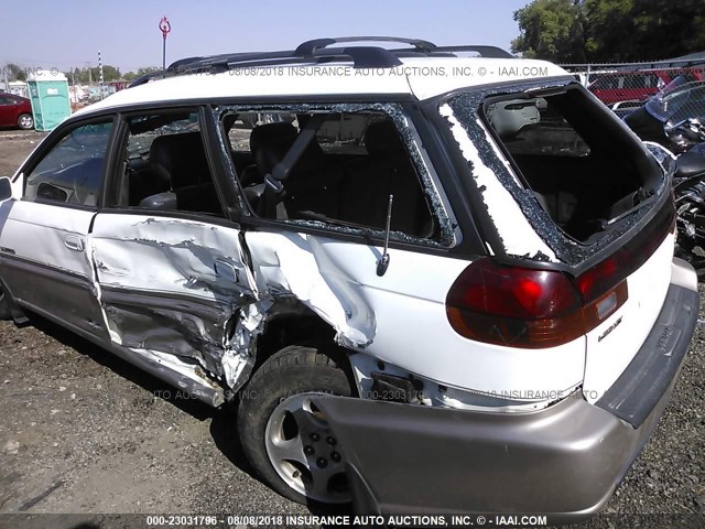 4S3BG6857X7631126 - 1999 SUBARU LEGACY OUTBACK/SSV/LIMITED/30TH WHITE photo 6