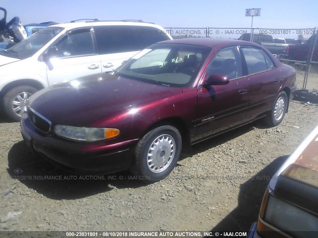 2G4WY55J5Y1110782 - 2000 BUICK CENTURY LIMITED/2000 RED photo 2