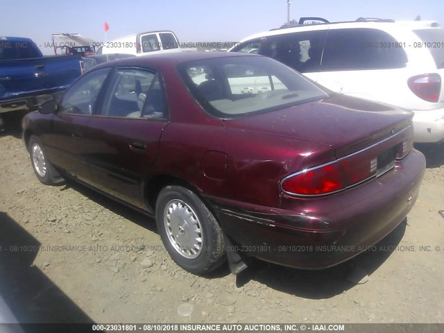 2G4WY55J5Y1110782 - 2000 BUICK CENTURY LIMITED/2000 RED photo 3