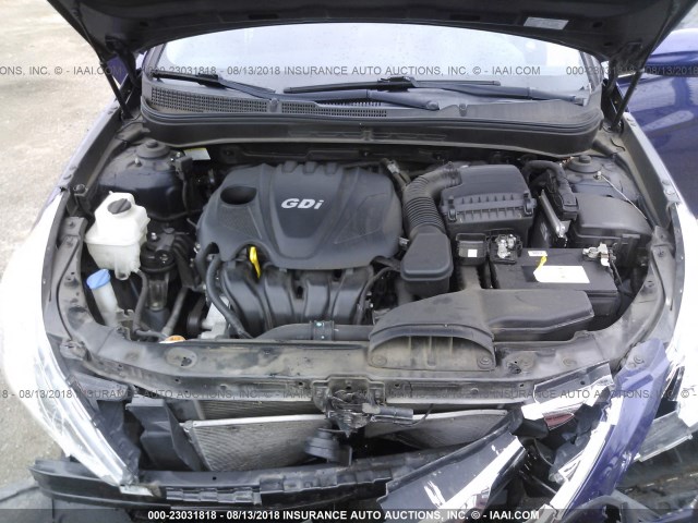 5NPEC4ACXDH678972 - 2013 HYUNDAI SONATA SE/LIMITED Dark Blue photo 10