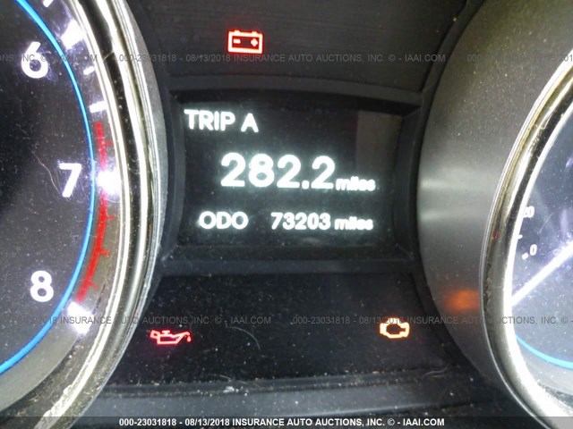 5NPEC4ACXDH678972 - 2013 HYUNDAI SONATA SE/LIMITED Dark Blue photo 7