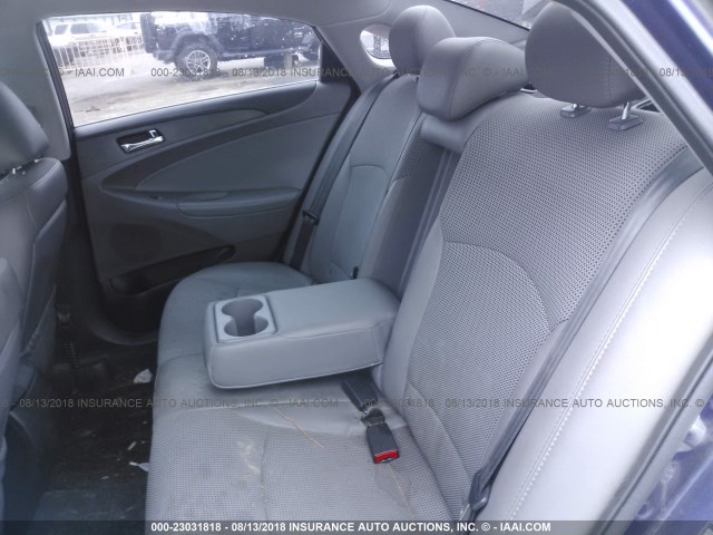 5NPEC4ACXDH678972 - 2013 HYUNDAI SONATA SE/LIMITED Dark Blue photo 8
