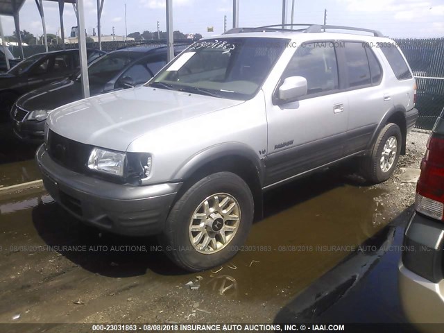 4S6CK58WX24401812 - 2002 HONDA PASSPORT EX/LX 银色 照片 2