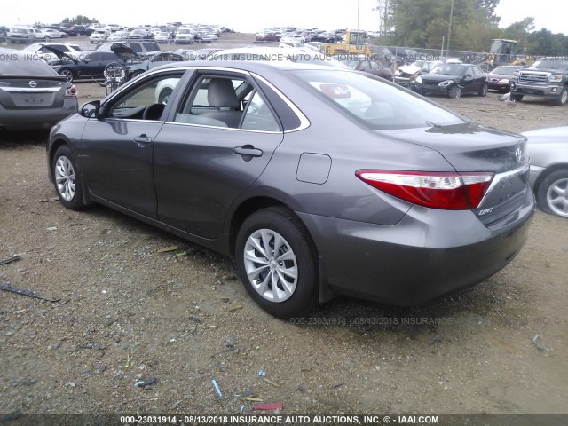 4T4BF1FK4FR476468 - 2015 TOYOTA CAMRY LE/XLE/SE/XSE GRAY photo 3