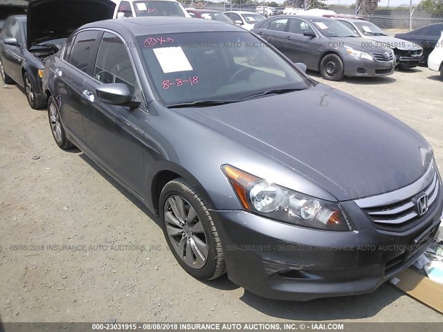 1HGCP3F85CA019716 - 2012 HONDA ACCORD EXL GRAY photo 1