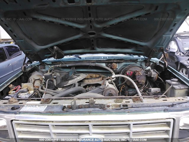 2FTDF15G5DCA77392 - 1983 FORD F150 TEAL photo 10