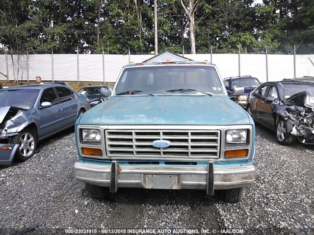 2FTDF15G5DCA77392 - 1983 FORD F150 TEAL photo 6