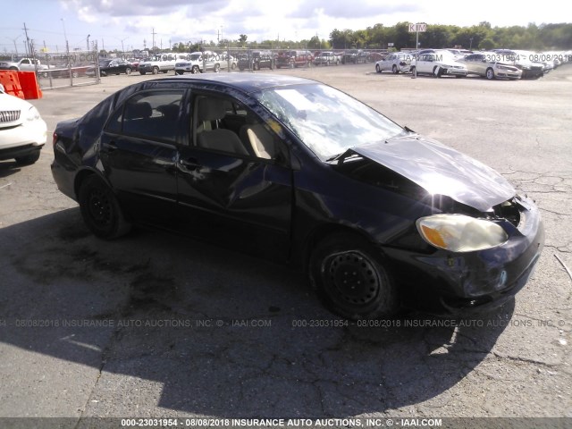 JTDBR32E560095382 - 2006 TOYOTA COROLLA CE/LE BLACK photo 1