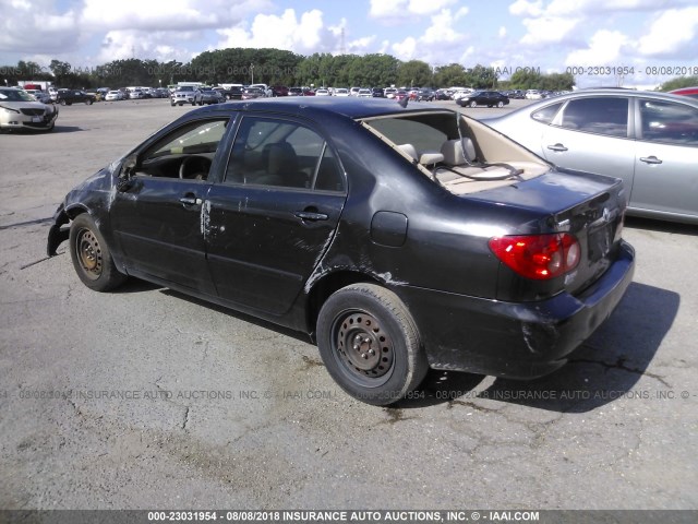 JTDBR32E560095382 - 2006 TOYOTA COROLLA CE/LE BLACK photo 3