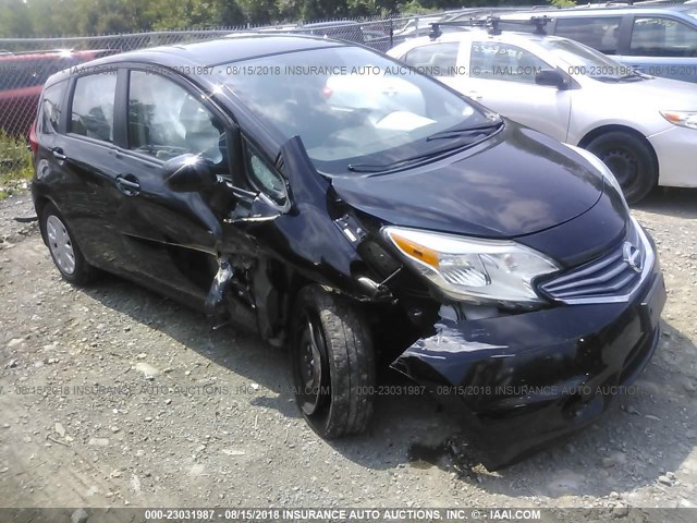 3N1CE2CP2EL381821 - 2014 NISSAN VERSA NOTE S/S PLUS/SV/SL BLACK photo 1