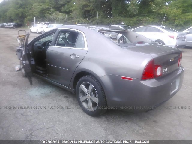 1G1ZC5E10BF375361 - 2011 CHEVROLET MALIBU 1LT 棕色 照片 3