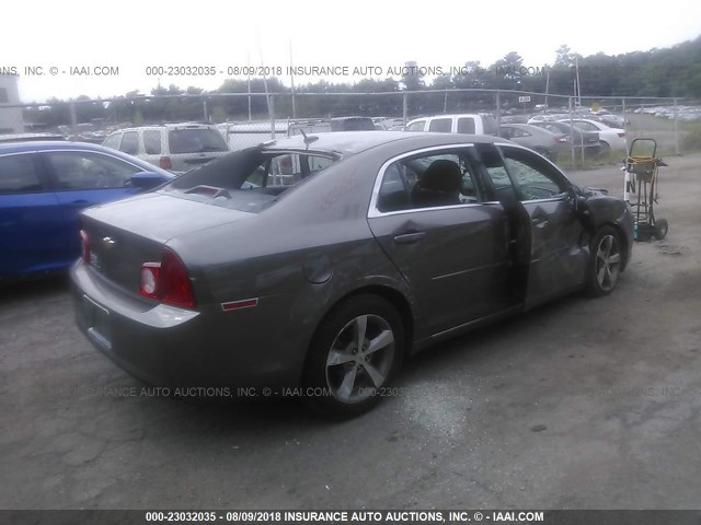 1G1ZC5E10BF375361 - 2011 CHEVROLET MALIBU 1LT 棕色 照片 4