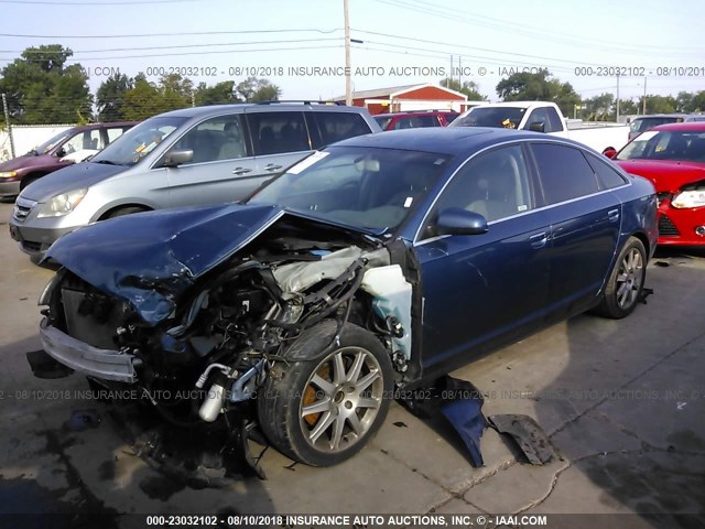 WAUDG74F45N068622 - 2005 AUDI A6 3.2 QUATTRO BLUE photo 2