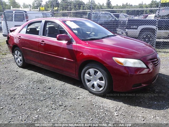 JTNBE46K073056227 - 2007 TOYOTA CAMRY NEW GENERAT CE/LE/XLE/SE RED photo 1