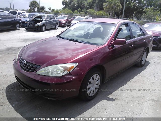 4T1BE32K72U049911 - 2002 TOYOTA CAMRY LE/XLE/SE Qırmızı foto 2