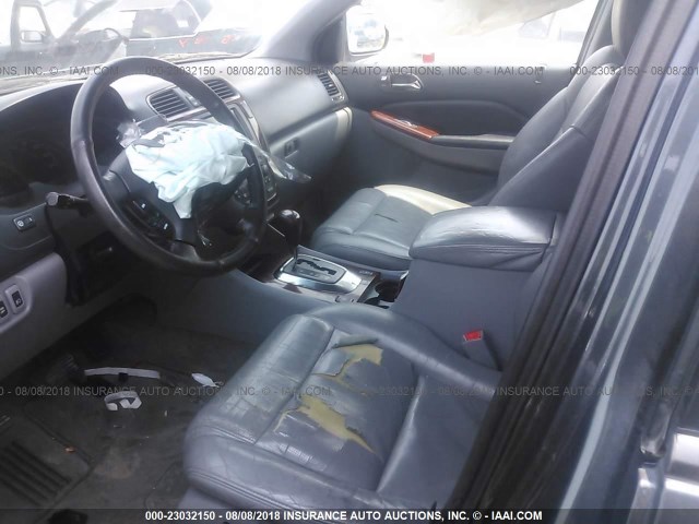 2HNYD18234H530719 - 2004 ACURA MDX BLUE photo 5