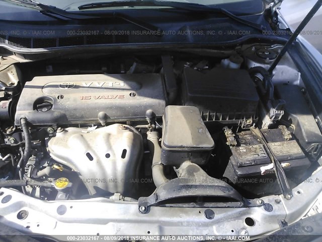 4T1BE46K59U277271 - 2009 TOYOTA CAMRY SE/LE/XLE ვერცხლისფერი ფოტო 10