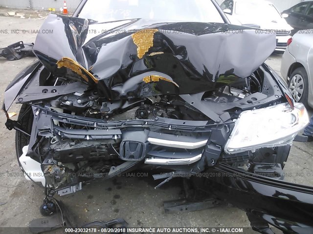 5J6TF2H5XFL002444 - 2015 HONDA CROSSTOUR EXL შავი ფოტო 6