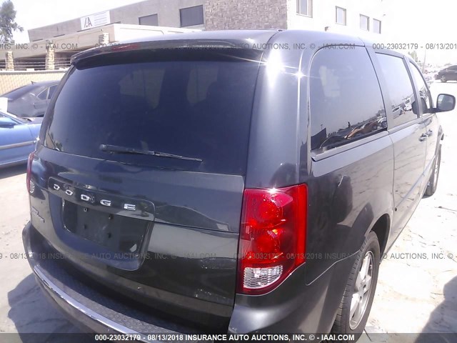 2D4RN3DG7BR672358 - 2011 DODGE GRAND CARAVAN MAINSTREET GRAY photo 4