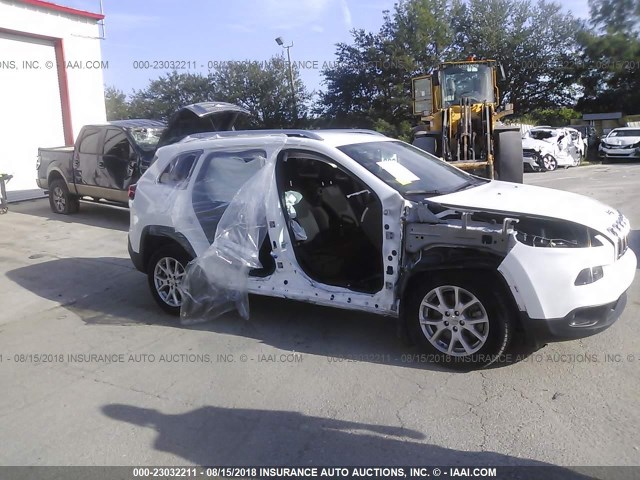 1C4PJLCB0FW783028 - 2015 JEEP CHEROKEE LATITUDE WHITE photo 6