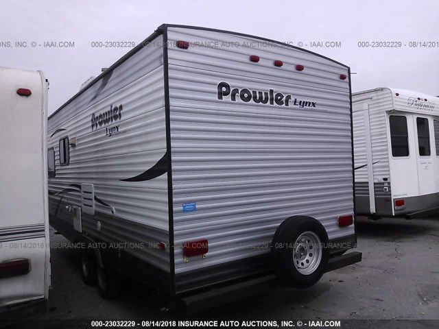 5SFPB2529EE275517 - 2014 HEARTLAND PROWLER 22LX  أبيض صورة 3