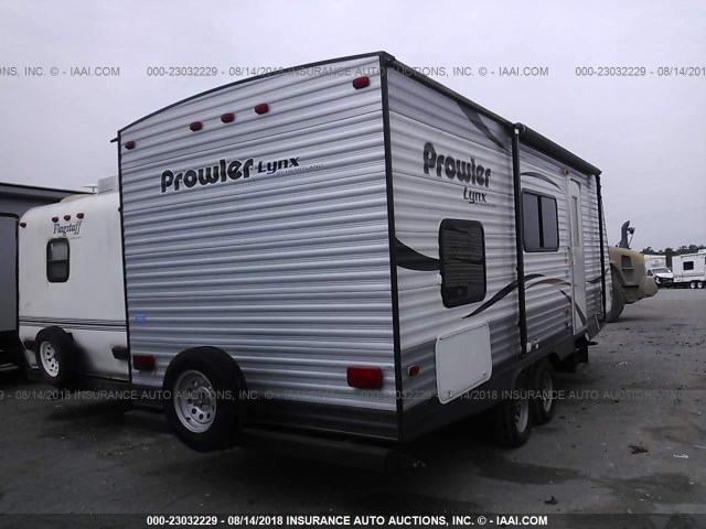 5SFPB2529EE275517 - 2014 HEARTLAND PROWLER 22LX  أبيض صورة 4