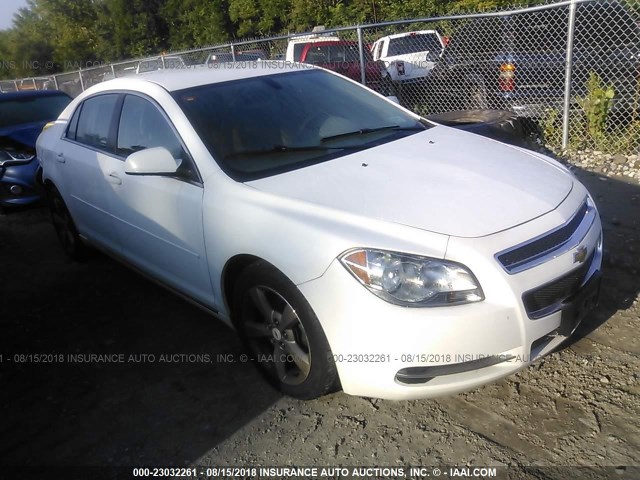 1G1ZC5EU3BF117832 - 2011 CHEVROLET MALIBU 1LT WHITE photo 1