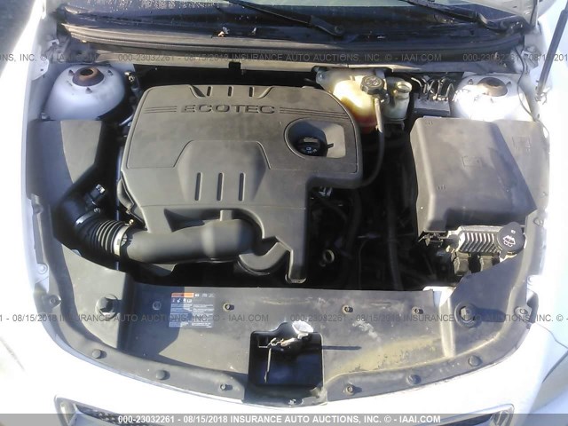 1G1ZC5EU3BF117832 - 2011 CHEVROLET MALIBU 1LT WHITE photo 10