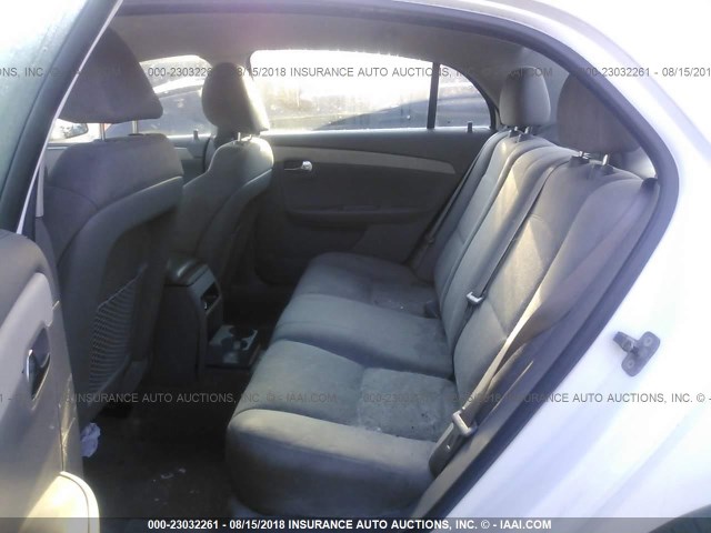 1G1ZC5EU3BF117832 - 2011 CHEVROLET MALIBU 1LT WHITE photo 8