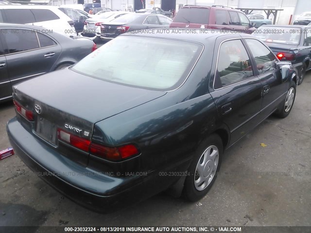 4T1BF22K1VU905988 - 1997 TOYOTA CAMRY CE/LE/XLE GREEN photo 4