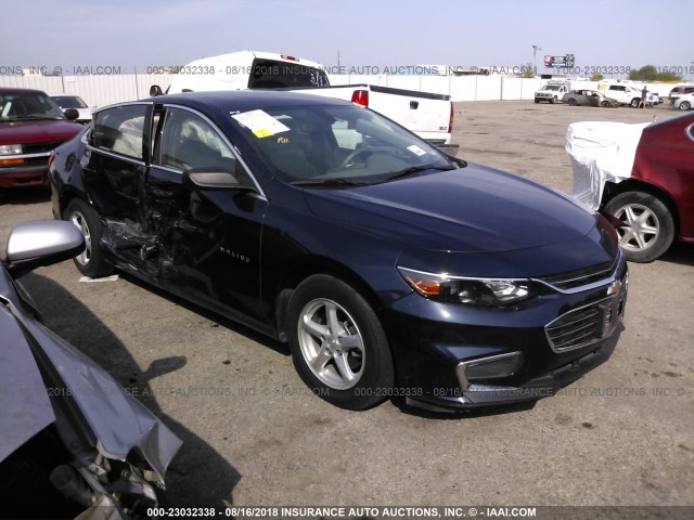 1G1ZB5ST2GF303125 - 2016 CHEVROLET MALIBU LS Tünd mavi foto 1